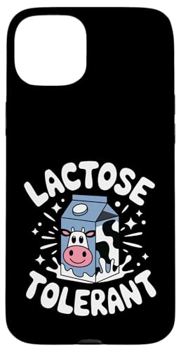 Hülle für iPhone 15 Plus Laktosetolerant Lustige Milch Humor Milch Kuh Farmer von Lactose Tolerant Funny Pro Dairy Cow Milk Drinker