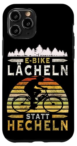 Hülle für iPhone 11 Pro Lächeln statt Hecheln Fahrrad E-Bike Radtour von Lächeln statt Hecheln Ebike Fahrrad Sprüche