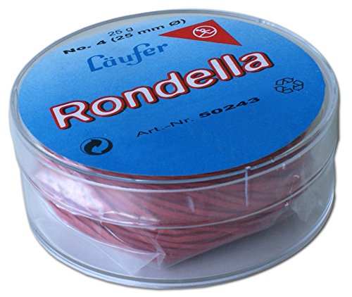 Läufer 50243 Rondella Gummiringe Nr. 4, Durchmesser 25 mm, 25g Runddose, rot, besonders langlebig Läufer 50243 Rondella Gummiringe Nr. 4, Durchmesser 25 mm, 25g Runddose, rot, besonders langlebig von Läufer