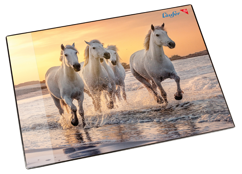 Läufer Schreibunterlage Pferde am Strand, 400 x 530 mm von Läufer