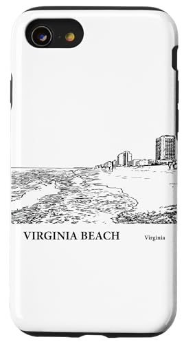 Hülle für iPhone SE (2020) / 7 / 8 Virginia Beach Virginia von Lakeric