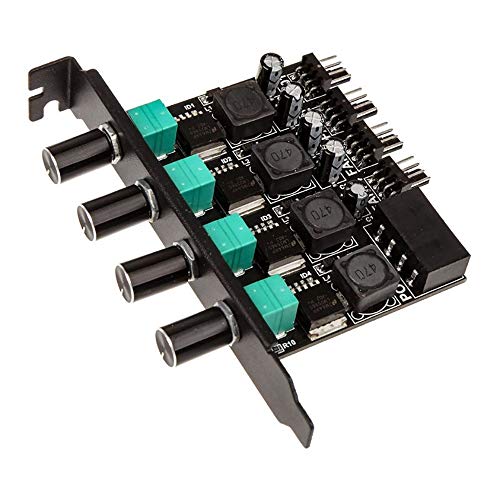 Lamptron Compatible CP436 4-Kanal-Lüftersteuerung für PCI-Slot - schwarz von Lamptron