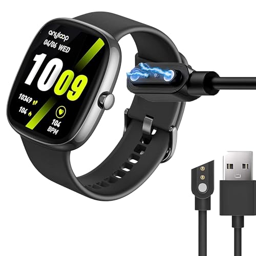 Lamshaw Kompatibel für Anyloop Smart Watch Ladegerät, Magnetisches USB Ersatz Ladekabel Kompatibel für Anyloop ALW1 1.69 Zoll Watch Mini / LA32 5.0 cm Smart Watch / AK47 Y2 1.85 Smart Watch von Lamshaw