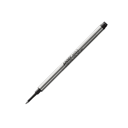 LAMY 1218559 M 63 Mine 823 – Tintenroller-Mine aus Metall in der Farbe Schwarz für LAMY Tintenroller mit Kappe – Strichbreite M LAMY 1218559 M 63 Mine 823 – Tintenroller-Mine aus Metall in der Farbe Schwarz für LAMY Tintenroller mit Kappe – Strichbreite M von Lamy