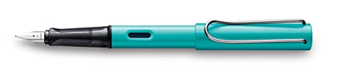 LAMY AL-star Füllhalter 023 – Füller aus Aluminium in der Farbe Turmaline mit transparentem Griffstück und Stahlfeder – Federstärke M von Lamy