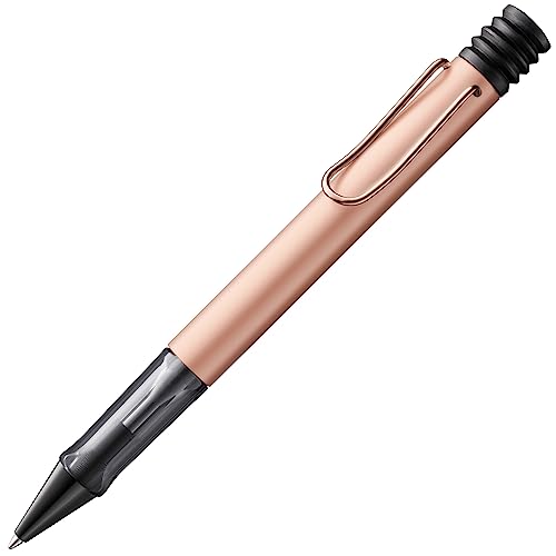 LAMY Lx Kugelschreiber 276 – Kuli aus Aluminium in der Farbe Rosegold mit transparentem Griffstück und veredeltem Met... von Lamy