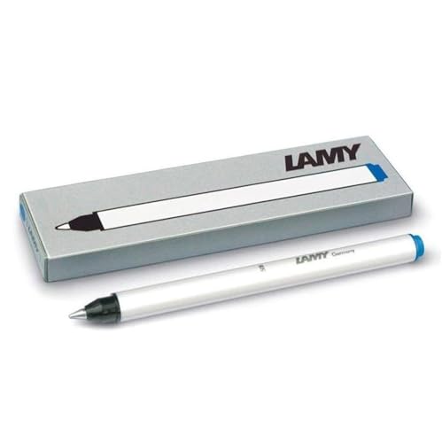 LAMY T 11 Tinte 824 - Tintenrollerpatrone mit großem Tintenvorrat und Schreibspitze aus Edelstahl in der Farbe Blau (löschbar) für Patronenroller Modell 311 Lamy balloon - 3 Stück von Lamy