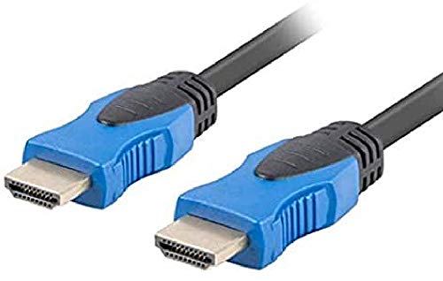 LANBERG HDMI-Kabel, CA-HDMI-20CU-0100-BK, männlich/weiblich, vergoldet, Auflösung bis 3840 x 2160 10 m, Schwarz von Lanberg