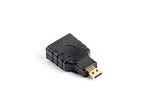 Lanberg AD-0015-BK HDMI-A Buchse auf HDMI Micro-D Stecker Adapter schwarz von Lanberg