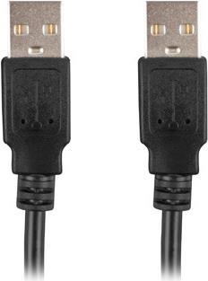 Lanberg CA-USBA-20CU-0018-BK USB Kabel 1,8 m USB 2.0 Schwarz (CA-USBA-20CU-0018-BK) von Lanberg