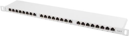 Lanberg PPS6-0024-S Patch Panel 0.5U (PPS6-0024-S) von Lanberg