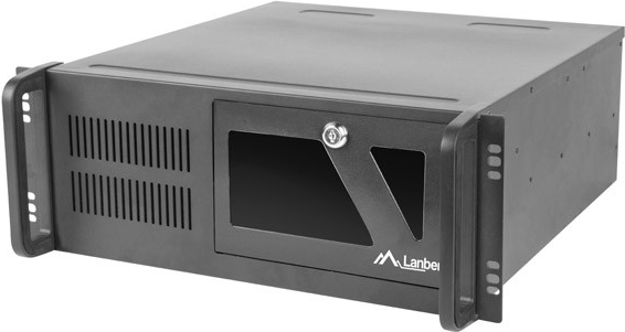 Lanberg SC01-4504-10B Modulares Servergehäuse Rack (4U) (SC01-4504-10B) von Lanberg