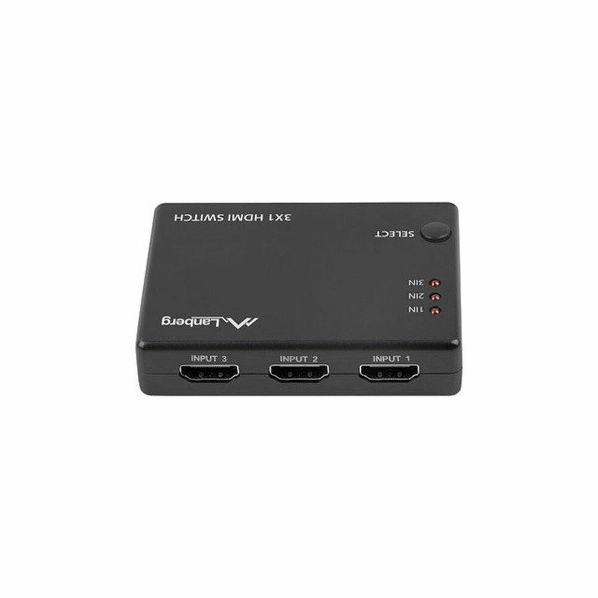 Lanberg Switch Video 3x HDMI Micro-USB Port Fernb. schwarz von Lanberg