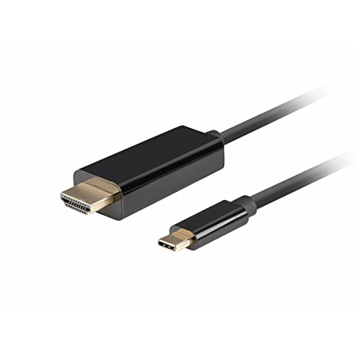 USB-C auf HDMI LANBERG Stecker/Stecker 4K 60Hz 1,8M schwarz von Lanberg