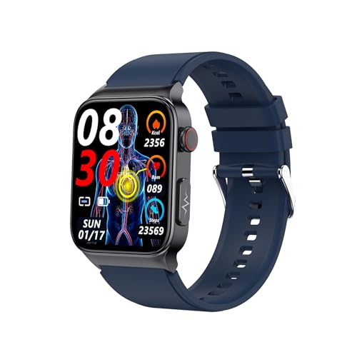 Lancoon Smartwatch für Männer Frauen, 1.92“ großes Display Fitness Activity Tracker, Sport IP68 Wasserdicht, Herzfrequenz/Schlafüberwachung/Pedometer/Kalorien, für Android iOS(Blau) von Lancoon