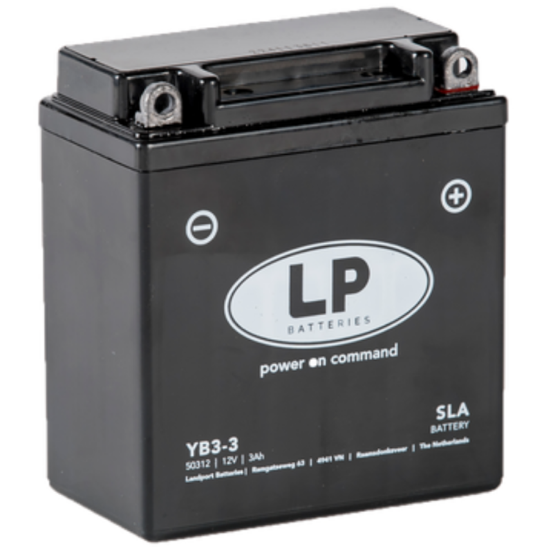 Batterie AGM SLA 12V 3Ah für Motorrad Startbatterie MS LB3-3 von Landport