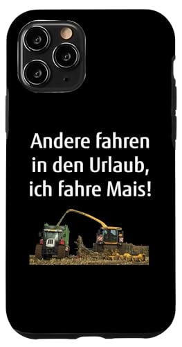 Hülle für iPhone 11 Pro Landwirtschaft Mais fahren Landwirt Bauer Traktor Trecker von Landwirt T-Shirts und Bekleidung Bauer nordishland