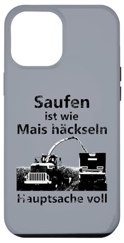 Hülle für iPhone 12 Pro Max Mais häckseln Landwirt Bauer Bier trinken Alkohol saufen von Landwirt T-Shirts und Bekleidung Bauer nordishland