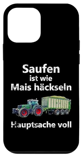 Hülle für iPhone 12 mini Landwirt Landwirtschaft Mais häckseln Alkohol Bier saufen von Landwirt T-Shirts und Bekleidung Bauer nordishland