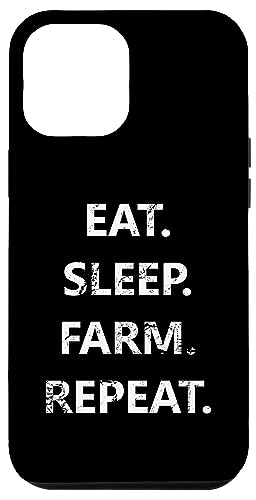 Hülle für iPhone 14 Pro Max Landwirt Landwirtschaft Bauer Eat Sleep Farm Repeat von Landwirt T-Shirts und Bekleidung Bauer nordishland