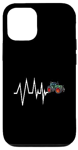 Hülle für iPhone 15 Pro Trecker fahren Landwirt Bauer Herzschlag Traktor Geschenk von Landwirt T-Shirts und Bekleidung Bauer nordishland