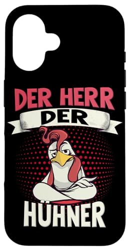 Hülle für iPhone 16 Huhn Spruch Bäuerin Bauer Hahn Henne Landwirtschaft Hühner von Landwirte Hühnerliebhaber Hühnerzüchter Bauernhof