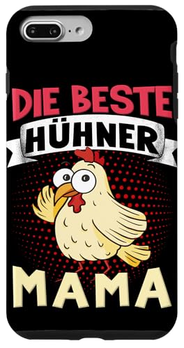 Hülle für iPhone 7 Plus/8 Plus Huhn Mama Bäuerin Bauer Hahn Henne Landwirtschaft Hühner von Landwirte Hühnerliebhaber Hühnerzüchter Bauernhof