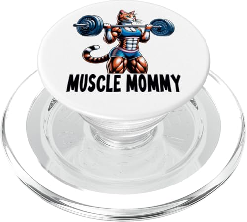 Bodybuilder Gym Mommy Langhantel Fitness für Bodybuilding PopSockets PopGrip für MagSafe von Langhantel Fitnessstudio Gym Krafttraining Designs