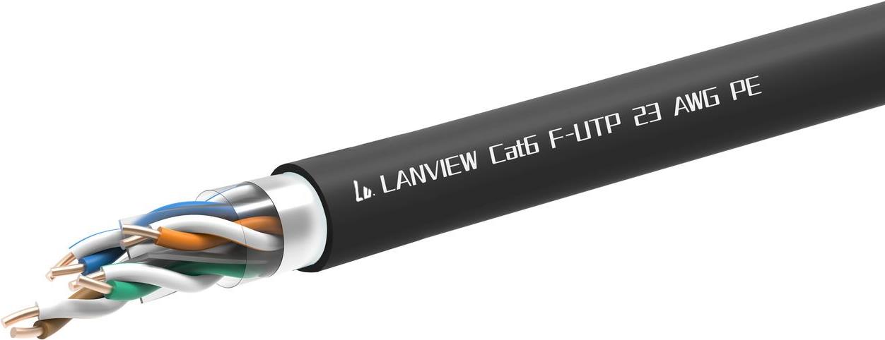 Lanview LVN-CAT6PE-FUTP-305M Netzwerkkabel Cat6 F/UTP (FTP) (LVN-CAT6PE-FUTP-305M) von Lanview