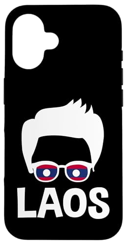 Hülle für iPhone 16 Laos – Lao Boy Laotian Pride Herren Sonnenbrille Laos Flagge von Lao Peoples Democratic Republic Laos Flag Design