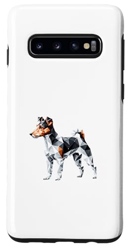 Hülle für Galaxy S10 Geometric Art Toy Fox Terrier American Toy Terriers von Laroli Aesthetic Art
