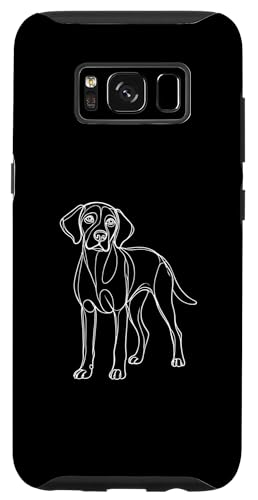Hülle für Galaxy S8 Line Art Plott Hound Plott Dog von Laroli Aesthetic Art