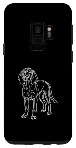 Hülle für Galaxy S9 Line Art Redbone Coonhound von Laroli Aesthetic Art