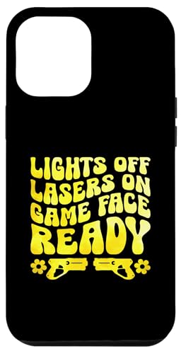 Hülle für iPhone 13 Pro Max Lights Off Laser On Game Face Ready von Laser Tag Shooting Player Gifts