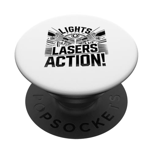 Lichter Laser Action Lasertag-Schießen PopSockets mit austauschbarem PopGrip von Laser Tag Shooting Player Gifts