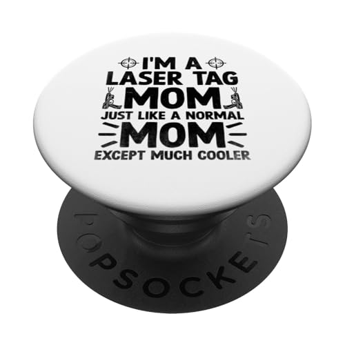 Warnung kann zufällig über Laser-Tag sprechen PopSockets mit austauschbarem PopGrip von Laser Tag Shooting Player Gifts