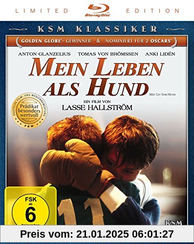 Mein Leben als Hund (KSM Klassiker inkl. Booklet) [Prädikat: Besonders Wertvoll] (Blu-ray) [Limited Edition] von Lasse Hallström