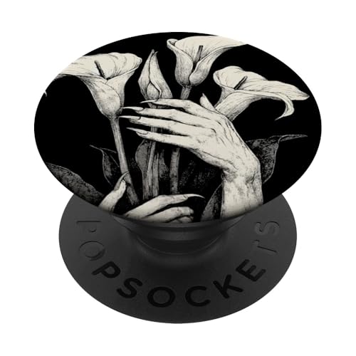 Creepy Hands With Death Lilies PopSockets Klebender PopGrip von Last Gasp Graphics