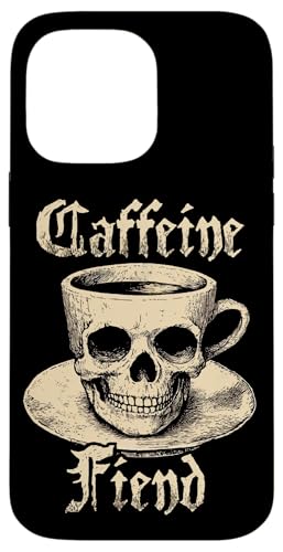 Hülle für iPhone 14 Pro Max Caffeine Fiend Skull Coffee Mug von Last Gasp Graphics