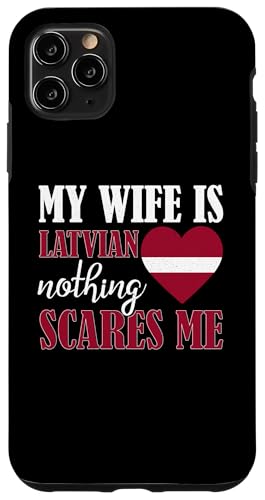 Hülle für iPhone 11 Pro Max Lettische Flagge von Latvian Gifts