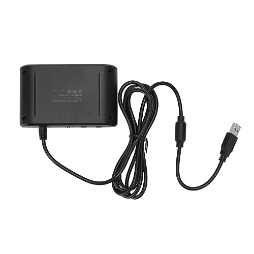 Lazmin112 Controller-zu-USB-Adapter für Switch und PC, Funktion, Unterstützt 2 N64-Controller, Einfache Installation mit EIN-Knopf-Schalter von Lazmin112