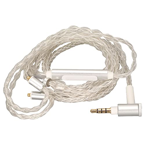 Kopfhörer-Verlängerungskabel, MMCX auf 3,5 Mm Sound-Ersatzkabel für SE846 SE535 SE215 SE315 SE425, MAGAOSI K5 LZ A4 A5 Kopfhörer-Upgrade-Kabel mit Mikrofon von Lazmin112