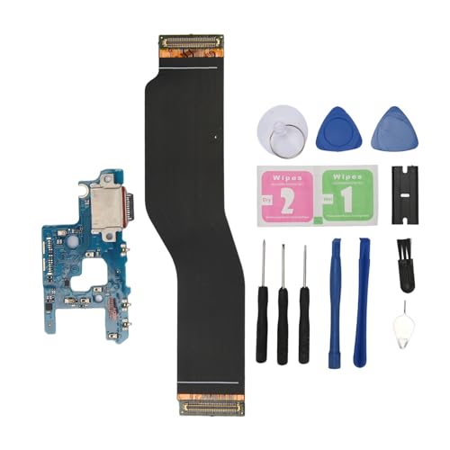 Ladegerät Dock Board Flexkabel, USB-Ladeanschluss Flexkabel Ersatz für Note 10 Plus N976B N976N Europäische Version mit Ersatzteilen, Kit, Werkzeugen für die Reparatur von Lazmin112