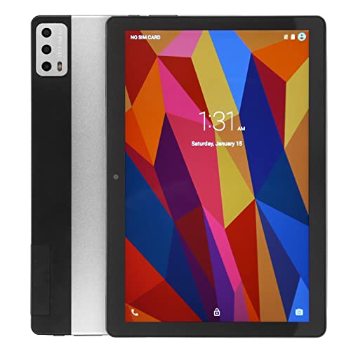 Lazmin112 10-Zoll-Tablet, 4G RAM 128G ROM, 3G-Netzwerkanrufe, 5G-WLAN-Tablet-PC mit 10, Octa-Core-Prozessor, Bildschirm, Zwei Lautsprecher, 6000-mAh-Akku (EU-Stecker) von Lazmin112