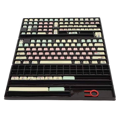 Lazmin112 146 Tasten PBT Keycaps Set mit MX-Struktur-Schaltern, Komfortables Gefühl, Personal Isierte Komplementäre Tasten, für Mechanische Gaming-Tastatur von Lazmin112