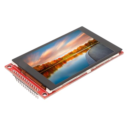 Lazmin112 3,5-Zoll-TFT-LCD-Anzeigemodul, Touch-Funktion, Geringer Stromverbrauch, Multifunktion, mit Speicherkartensteckplatz, für Ras Pi von Lazmin112