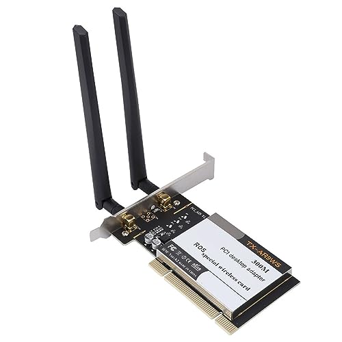 AR9220 300M PCI Desktop PC Dualband 2,4/5GHz Wireless Netzwerkkarte,Stabile Leistung,Niedrige Latenz,Unterstützung für XP/7/8/10 von Lazmin112