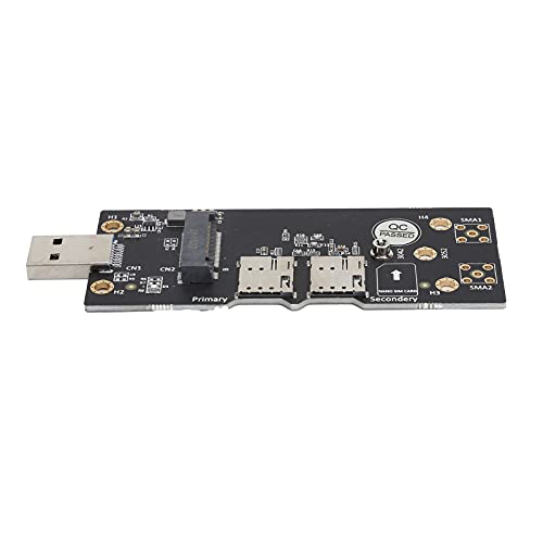 M.2 USB3.0 Adapter mit SIM-Kartensteckplatz, NGFF Key B 3G/4G/5G Riser-Modul Adapterkarte Plug and Play M.2 USB3.0 Adapter mit SIM-Kartensteckplatz, NGFF Key B 3G/4G/5G Riser-Modul Adapterkarte Plug and Play von Lazmin112