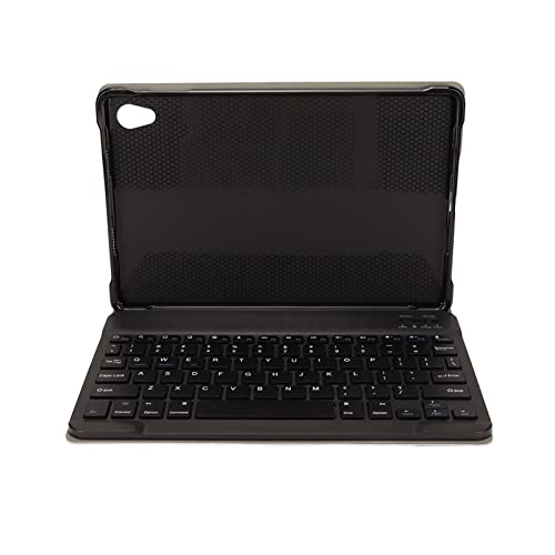 Lazmin112 Tastatur-Lederhüllen-Set, Tragbare, Schlanke, Kabellose Tastaturhülle mit Tastatur mit Touchpad-Funktion für Tablets, Laptops, Desktop-Computer Lazmin112 Tastatur-Lederhüllen-Set, Tragbare, Schlanke, Kabellose Tastaturhülle mit Tastatur mit Touchpad-Funktion für Tablets, Laptops, Desktop-Computer von Lazmin112