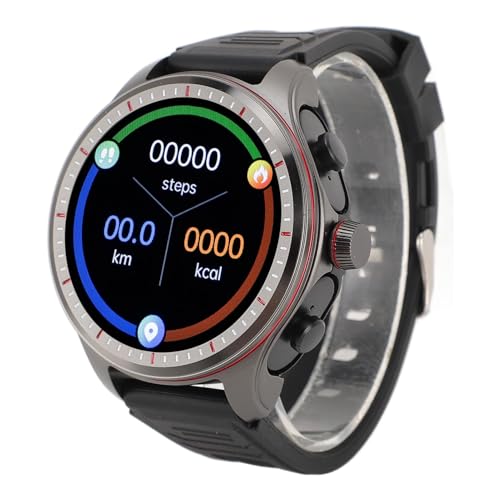 Smartwatch mit Ohrhörern, 1,53-Zoll-HD-Bildschirm-Smartwatch, mit über 100 Sportmodi, 2-in-1-Bluetooth-Uhr Zum Fahren, Laufen, Wandern (Black) von Lazmin112